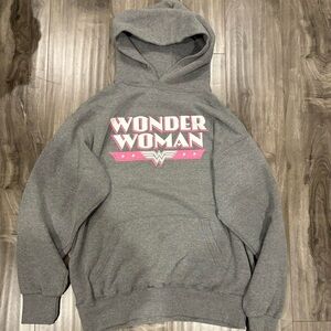 Wonder Woman Graphic Gray Hoodie